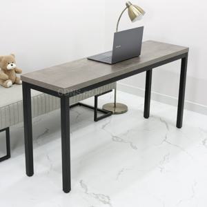 와이드형 길다란 사무실 세미나실 회의실 책상 1600 x 400 철제 코팅 좁은 폭 테이블