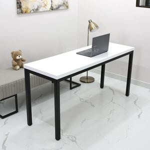 튼튼한 40각 철제 프레임 필름 코팅 오염 방지 6인용 폭 좁은 식탁 1600 x D500