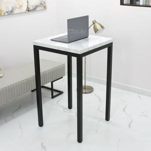 키큰 650 x 550 작은 1인용 노트북 스탠딩 책상 철제 조립식 보조 데스크 H986