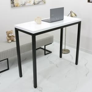 깔끔 슬림 폭이 좁은 기다란 아일랜드 4인용 식탁 1200 x 450 H986 절삭 가능