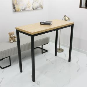 높이 986 고정형 조립식 철재 1200 x 500 스탠딩 서서 쓰는 슬림형 회의실 책상