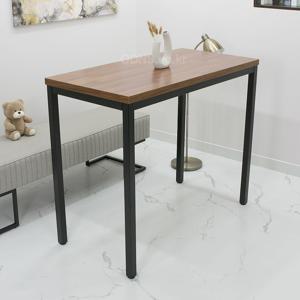 와이드 폭 좁은 키 높이 986 서서 쓰는 아일랜드 홈빠 4인 식탁 1200 x 550