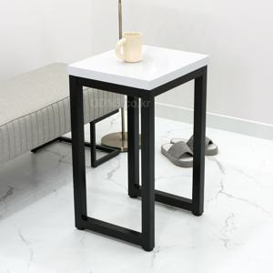 미니 1인용 카페 테이블 400 x 400 정사각 소형 까페 커피 전문점 탁자 40cm