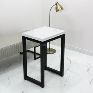 작은 공간 매장 홀 커피 전문점 2인용 티 테이블 500 x 400 간편 조립 LPM 탁자