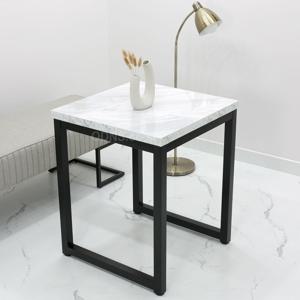 붙여 쓰기 좋은 사이즈 2인 커피 전문점 탁자 500 x 500 정사각형 간이 카페 식탁