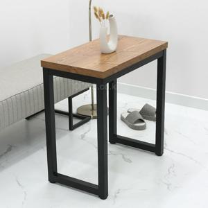 튼튼한 철제 다리 조립식 사무실 보조 책상 750 x 400 네모 40각 프린터 테이블