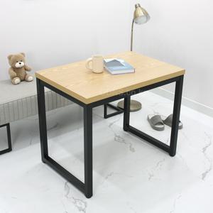 깔끔한 일자형 40각 철재 공부 화이트 책상 1000 x 600 DIY 학생 방 데스크