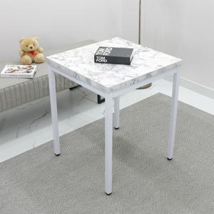 좁은 주방 거실용 2인용 식탁 650 x 600 소형 2인용 신혼 커플 사각 철제 테이블