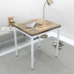 조립식 철제 프레임 2인용 카페 테이블 700 x 650 스터디 북 까페 튼튼한 작은 식탁