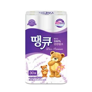 라벤다 3겹 15M 30롤 1팩 두루마리 휴지