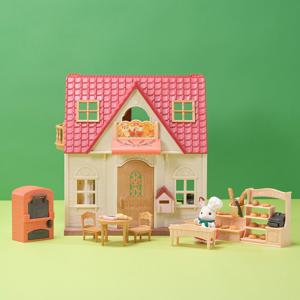 스페셜세트 B 우편함이 있는 빨간지붕 베이커리 샵