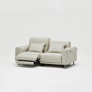 MVME 리프 천연가죽 리클라이너 3인(2종/택1)(매장가구)