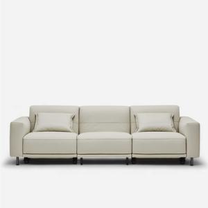 MVME 리프 천연가죽 리클라이너 4인(2종/택1)(매장가구)