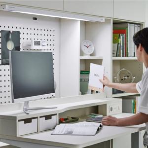 조이S 2 5단 모션데스크set 시리즈 (매장가구)