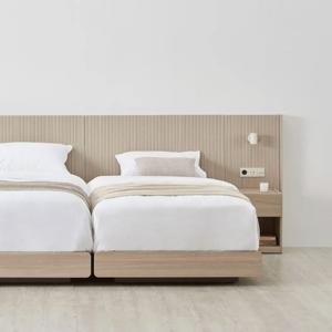 호텔침대 그로브오크 침대 SS 리모컨형 (매트 별도) (매장가구)