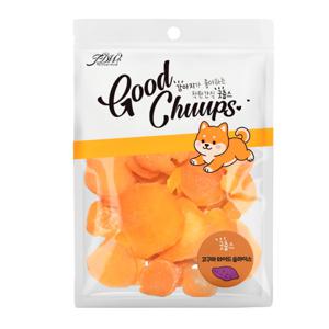 강아지간식 고구마 와이드 슬라이스 큐브 200g x 3개입