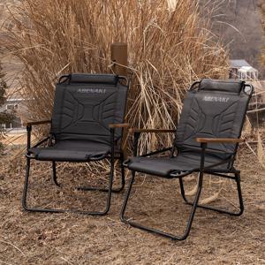 하빌리스 폴딩체어 3단 각도조절 럭셔리블랙