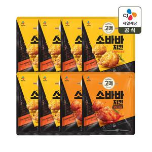 고메 소바바치킨 소이허니 순살 240g x6개+양념 순살 240g x2개