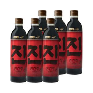 해찬들 진장 조림 볶음용 진간장 780ml x6개