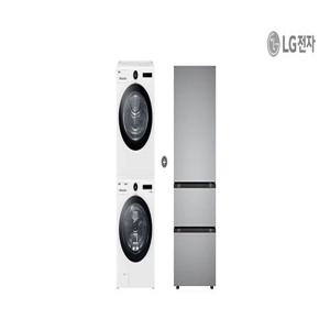 LG 트롬 세탁기건조기 세트+디오스 김치톡톡 (FX23WNR-20WQ+Z330MPSF11)