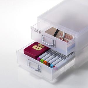 네오 아이스박스 수납정리 서랍 중형2단