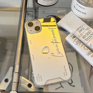 MADE live in the moment 미러 실버 아이폰케이스 폰케이스 핸드폰케이스