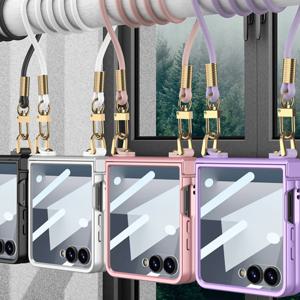 갤럭시 Z플립7 케이스 버클스트랩 풀커버 강화유리