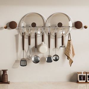 [해외] 주방 흡반 조리도구 걸이 이동식 주방 거치대 국자걸이 2종 2size