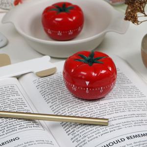 토마토 다이얼식 요리 공부 알람시계 60분 쿠킹 타이머