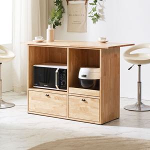 이모션 1200 UV도장 고무나무 원목 홈바 / 아일랜드식탁