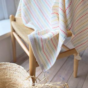 니트 태슬 블랭킷 거즈 뜨개 귀여운 담요 아이보리 예쁜 무릎담요 2color / 2size