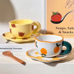 어글리 찻잔 받침 세트 시즌2 (6colors) 머그컵 커피잔 라떼잔 선물