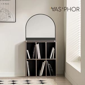 [오늘의집 단독] 베른 오픈 책장 LP장 600 +탁상 거울