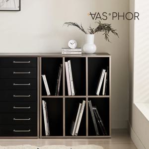 [오늘의집 단독] 베른 오픈 책장 LP장 600 (블랙, 화이트)