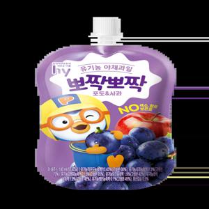 뽀짝뽀짝 포도사과 100ml 40입
