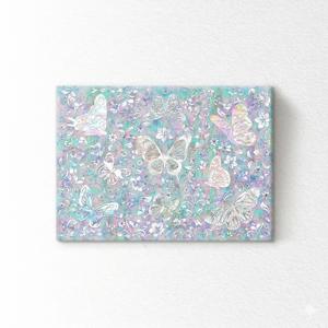 풍수 자개 그림 레트로 나전칠기 대형 액자_나빌레라