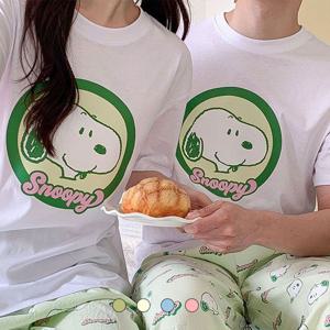 남녀공용 스누피 화이트 티셔츠