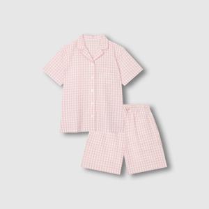 여 시어서커 5부 파자마 세트 (4 sizes)(9 colors)
