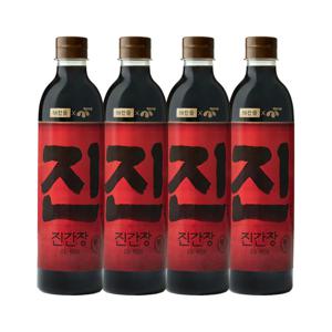 해찬들 진장 조림 볶음용 진간장 780ml x4개