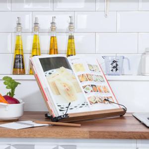 심플 3단모드 소형 우드독서대