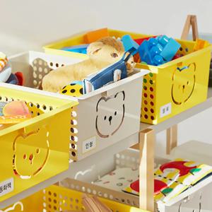 다용도 정리 곰돌이 바스켓 대형