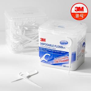 싱글라인 대용량 일회용 치실 150입 초미세 치실
