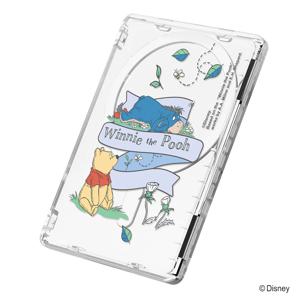 디즈니 푸우 허니워크 디자인 2배 자력 투명 카드 포켓 지갑