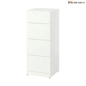 LASTARE 깊이가 다른 4칸 서랍장 (40x42x100cm/소)