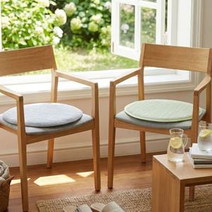 올리브 원형 여름 통풍 방석 학생 사무실 의자 방석 쿠션 1+1 2color