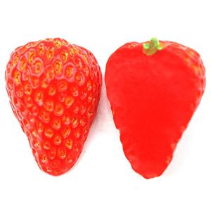반쪽 딸기 모형 레드 3.3cm 과일모형