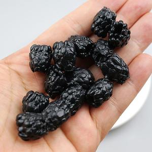 산딸기 모형 라즈베리 블랙 1.5cm 10개 과일모형 TPR