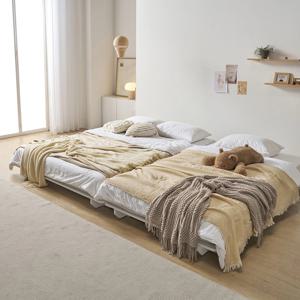 비트 저상침대 낮은형 평상형 침대프레임 슈퍼싱글 퀸 2size