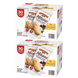 [해외] 밀라노쿠키 더블다크 초콜릿 30개입 834g x 2개