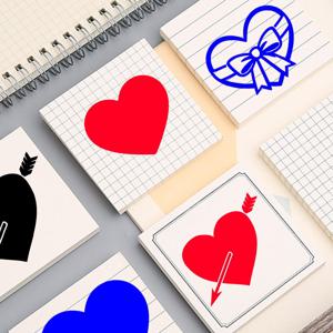 만년 하트 스탬프 결재 선생님 쿠폰 교사 학원 네임 참잘했어요 칭찬 도장